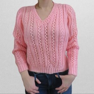 Classic 🌸 HANDMADE Pink Sweater